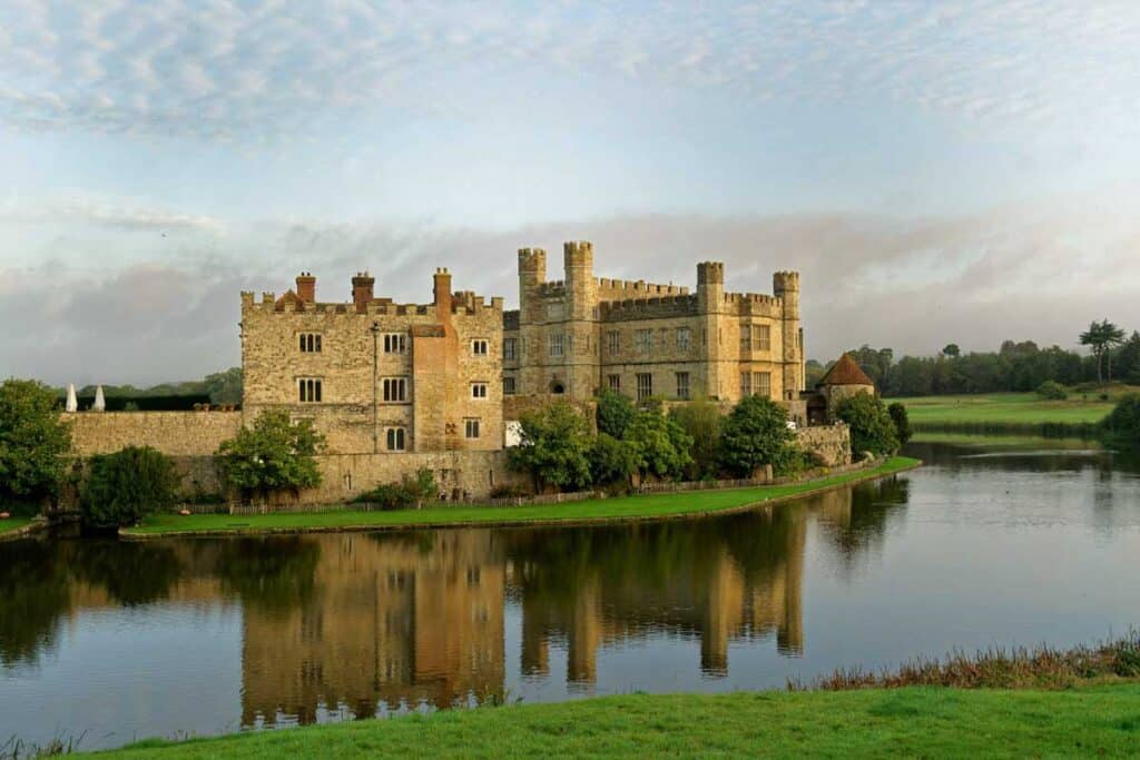 Leeds Castle in Kent, England.