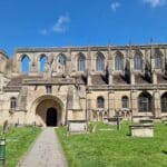 Malmesbury Abbey in Wiltshire, England.