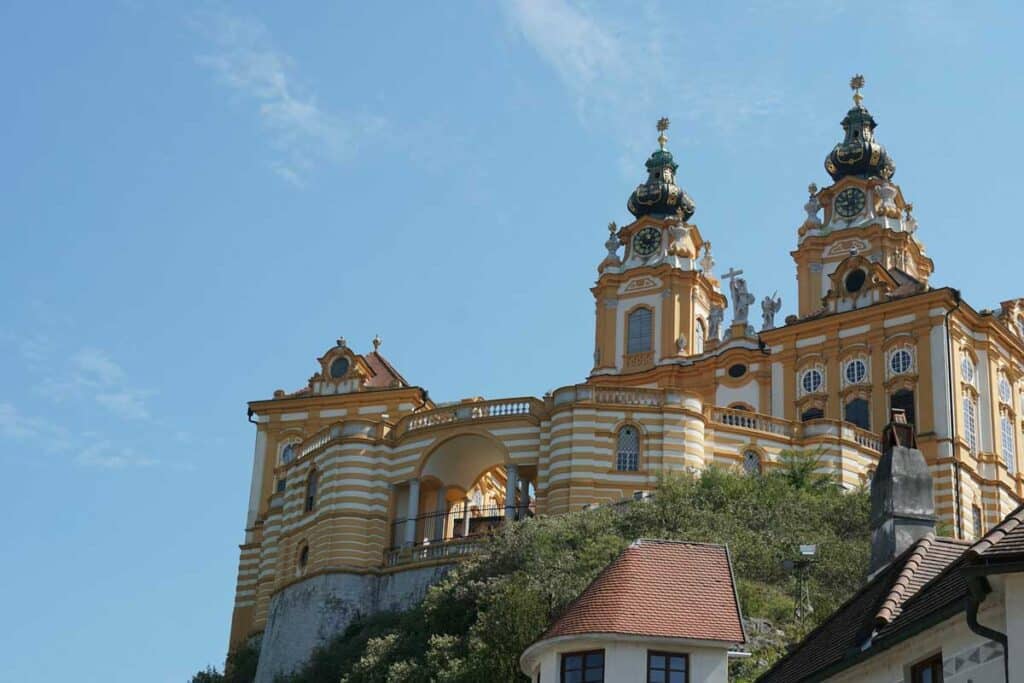 Melk Abbey in Austria's Wachau Valley.
