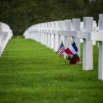 The Normandy American Cemetery in Colleville-sur-Mer.