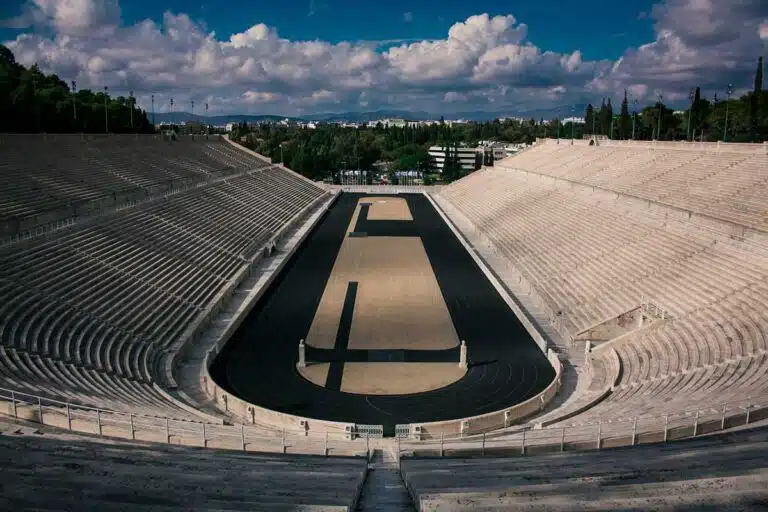 The Panathenaic Stadium in Athens, Greece.