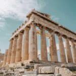 The Parthenon in Athens, Greece.