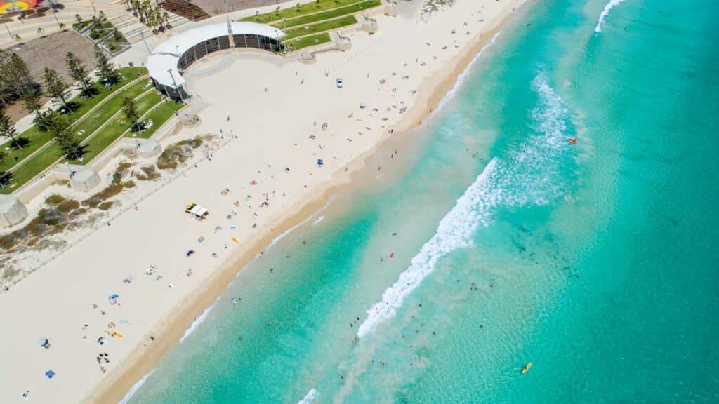 Scarborough Beach in Perth, Western Australia.