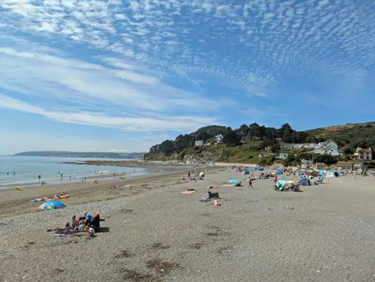 Seaton Beach in East Cornwall.