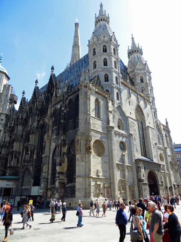 St Stephen's Cathedral in Vienna, Austria.