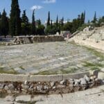 The Theatre of Dionysus in Athens. Greece.