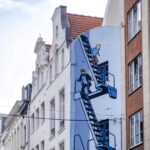 One of the Tintin murals in Brussels.