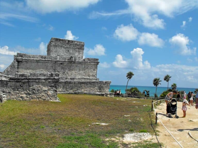 The coastal ruins of Tulum, Mexico.