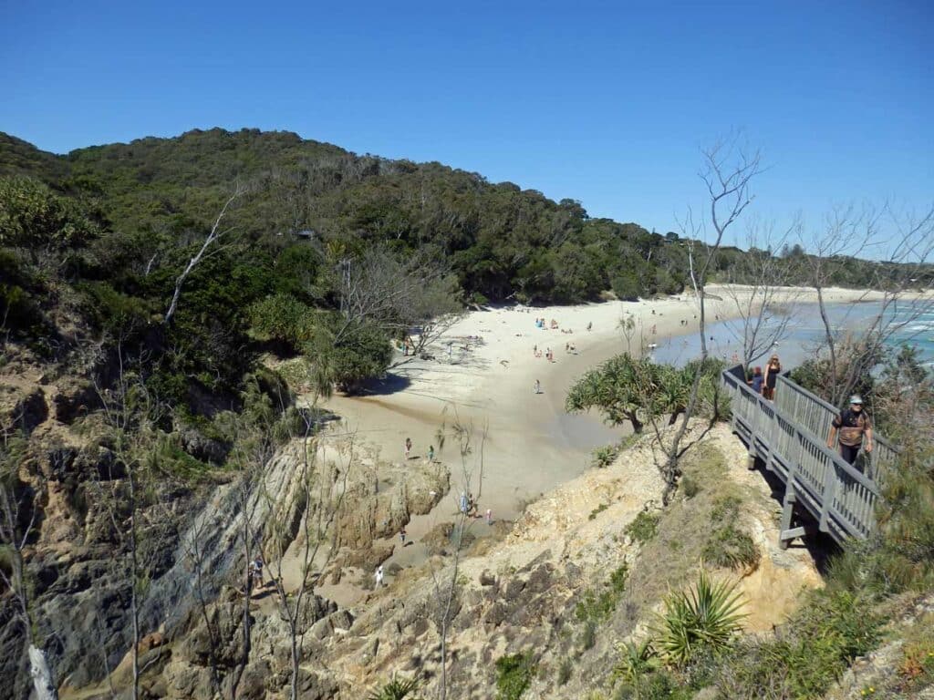 Wategos Beach in Byron Bay, New South Wales.