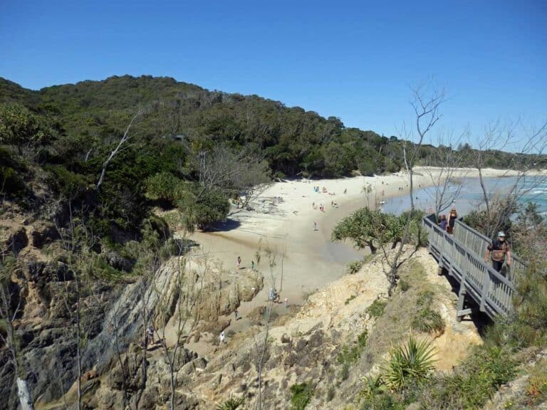 Wategos Beach in Byron Bay, New South Wales.