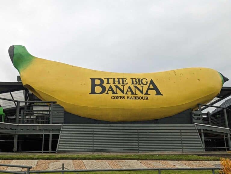 The Big Banana in Coffs Harbour, New South Wales.