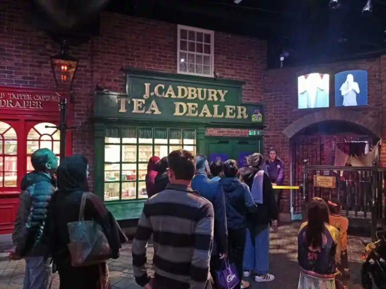 Inside Cadbury World, Birmingham.