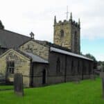 St Lawrence's Church in Eyam, Derbyshire.