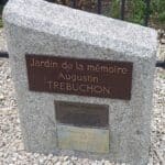 The memorial to Augustin Trébuchon at the Glade of the Armistice in Compiègne, France.