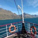 Aboard the TSS Earnslaw on Lake Wakatipu in Queenstown, New Zealand.
