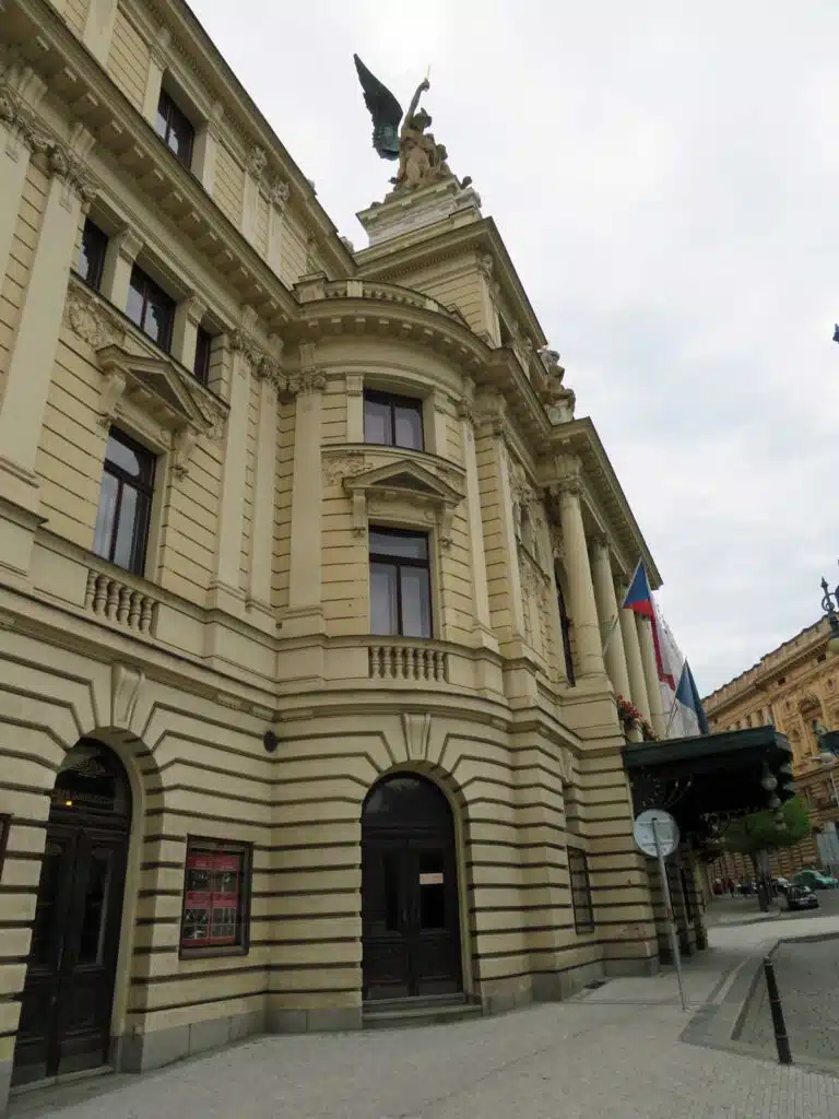 The Vinohrady Theatre in Prague, Czechia.