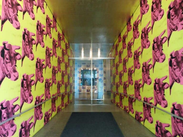 Inside Pittsburgh's Andy Warhol Museum.