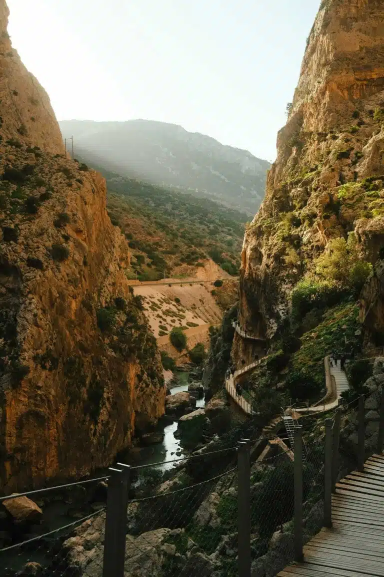 The Caminito del Rey near Malaga, Spain.