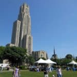 The Cathedral of Learning in Pittsburgh, Pennsylvania.