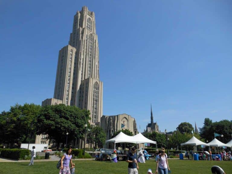 The Cathedral of Learning in Pittsburgh, Pennsylvania.