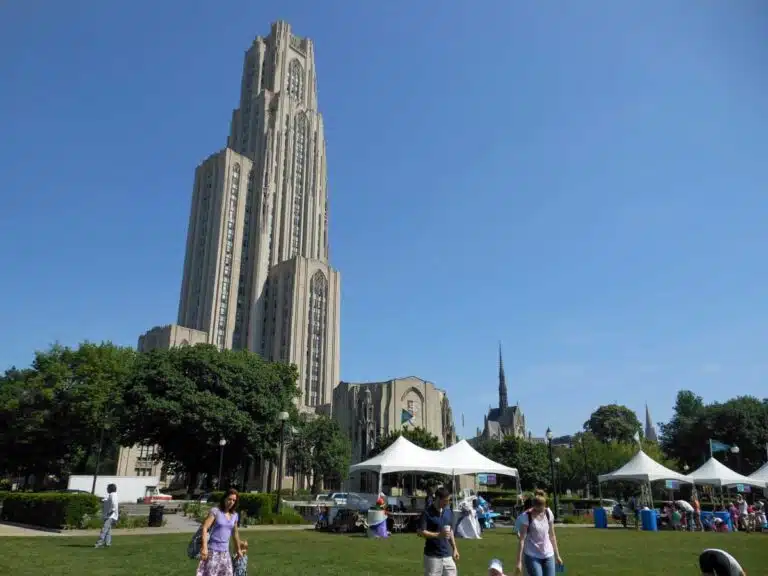 The Cathedral of Learning in Pittsburgh, Pennsylvania.