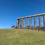 The National Monument of Scotland on Calton Hill, Edinburgh.