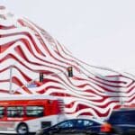 The Petersen Automative Museum in Los Angeles, California.
