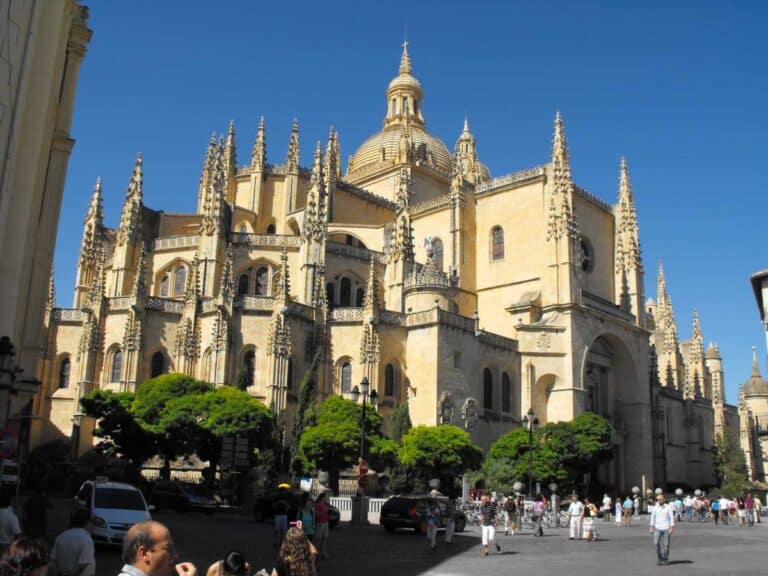 Segovia's Gothic cathedral.