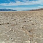 Badwater Basin in Death Valley National Park, California.