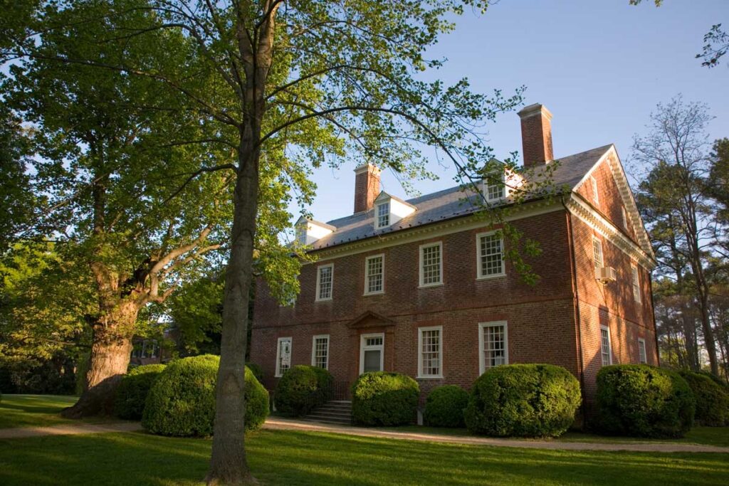 Berkeley Plantation in Virginia. 