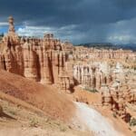 Hoodoo views on the Navajo Loop Trail in Bryce Canyon National Park, Utah.