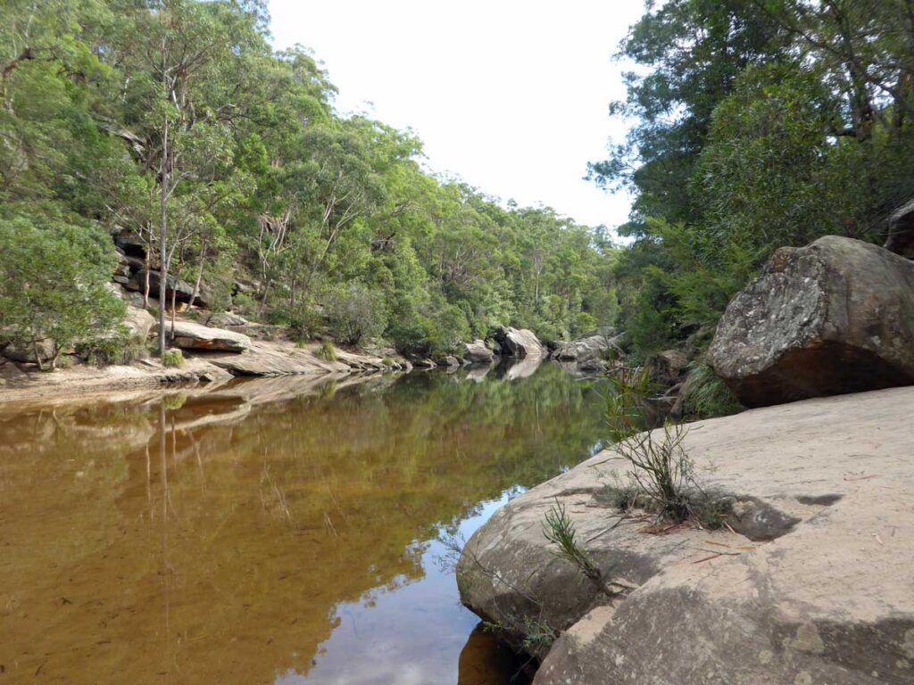 Jellybean Pool in the Blue Mountains, New South Wales.