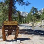 The Whitney Portal Road in the Eastern Sierra, California.