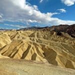 Zabriskie Point in Death Valley National Park, California.