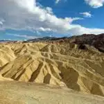 Zabriskie Point in Death Valley National Park, California.