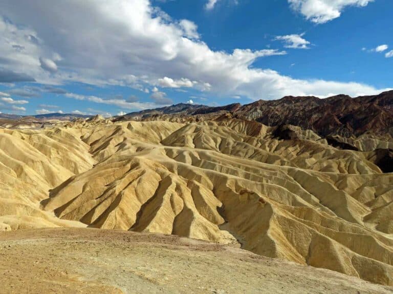 Zabriskie Point in Death Valley National Park, California.
