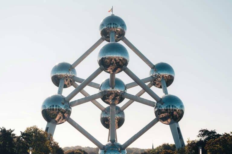 The Atomium in Brussels, Belgium.