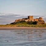 Bamburgh Castle in Northumberland.