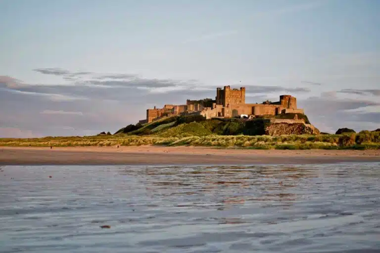 Bamburgh Castle in Northumberland.