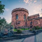 Carlisle Castle in Cumbria, North-West England.