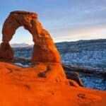 Delicate Arch in Arches National Park, Utah.