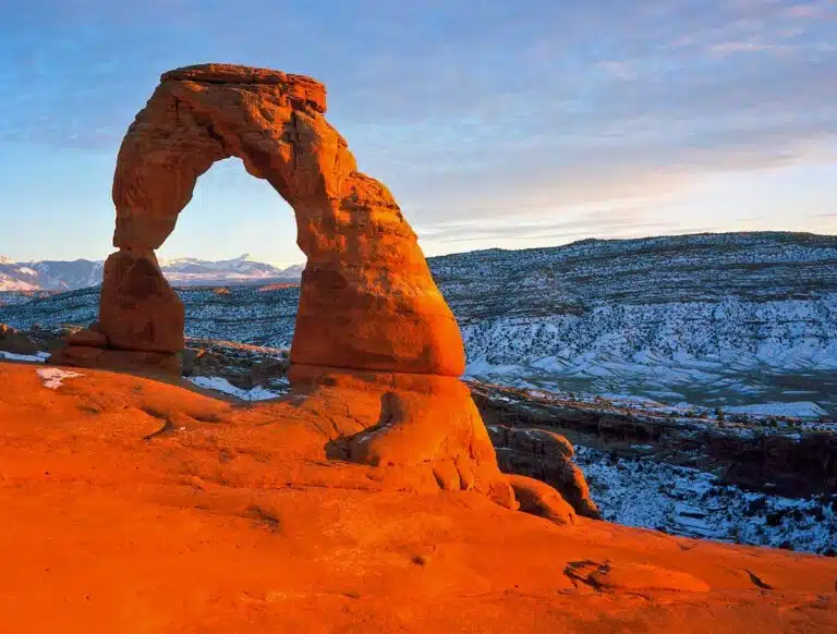 Delicate Arch in Arches National Park, Utah.