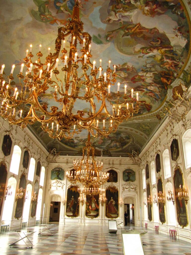 The Giants' Hall inside the Hofburg, Innsbruck.