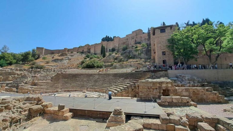 The Alcazaba of Malaga, Andalucia, Spain.
