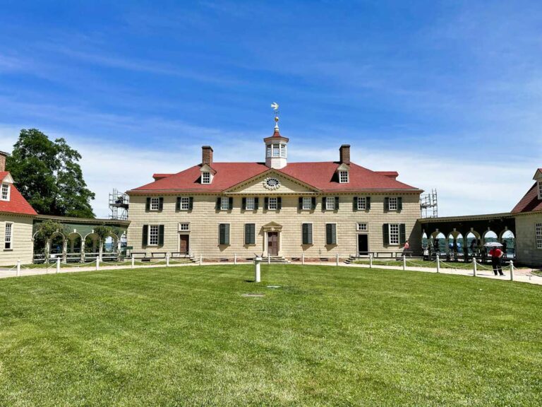 Mount Vernon in Virginia.