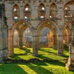 Rievaulx Abbey near Helmsley in North Yorkshire.