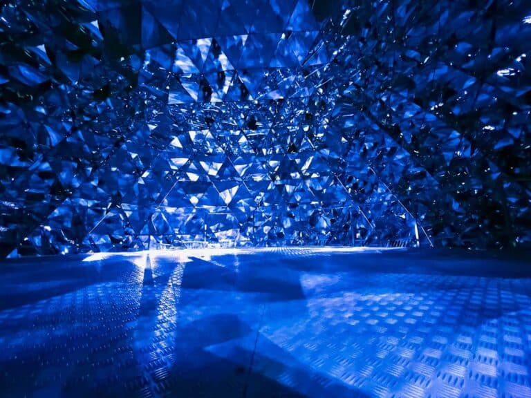 Inside Swarovski Crystal Worlds in Wattens, Austria.