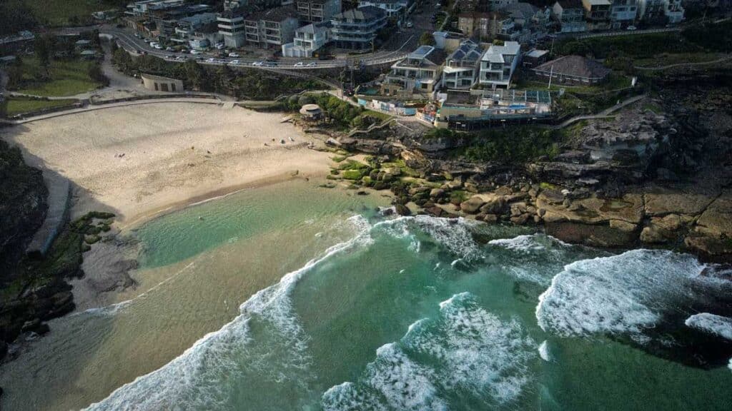 Tamarama Beach on the Bondi to Coogee Walk in Sydney.