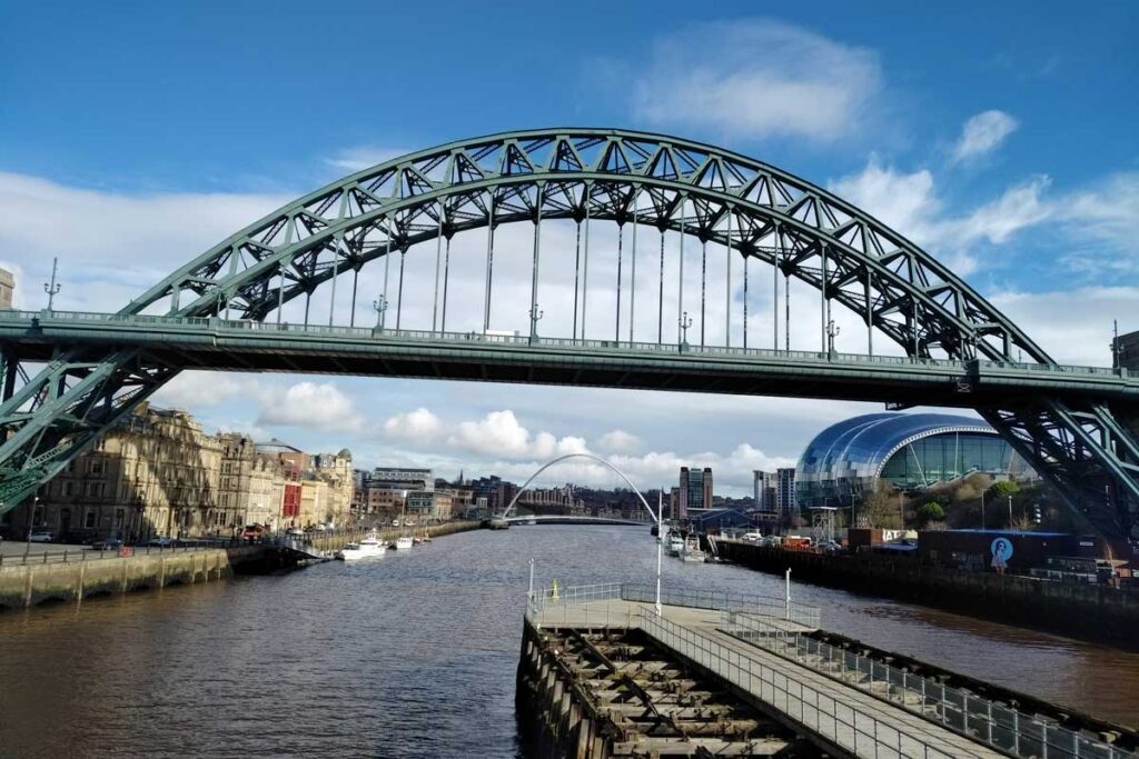 The Tyne Bridge in Newcastle, North-East England.