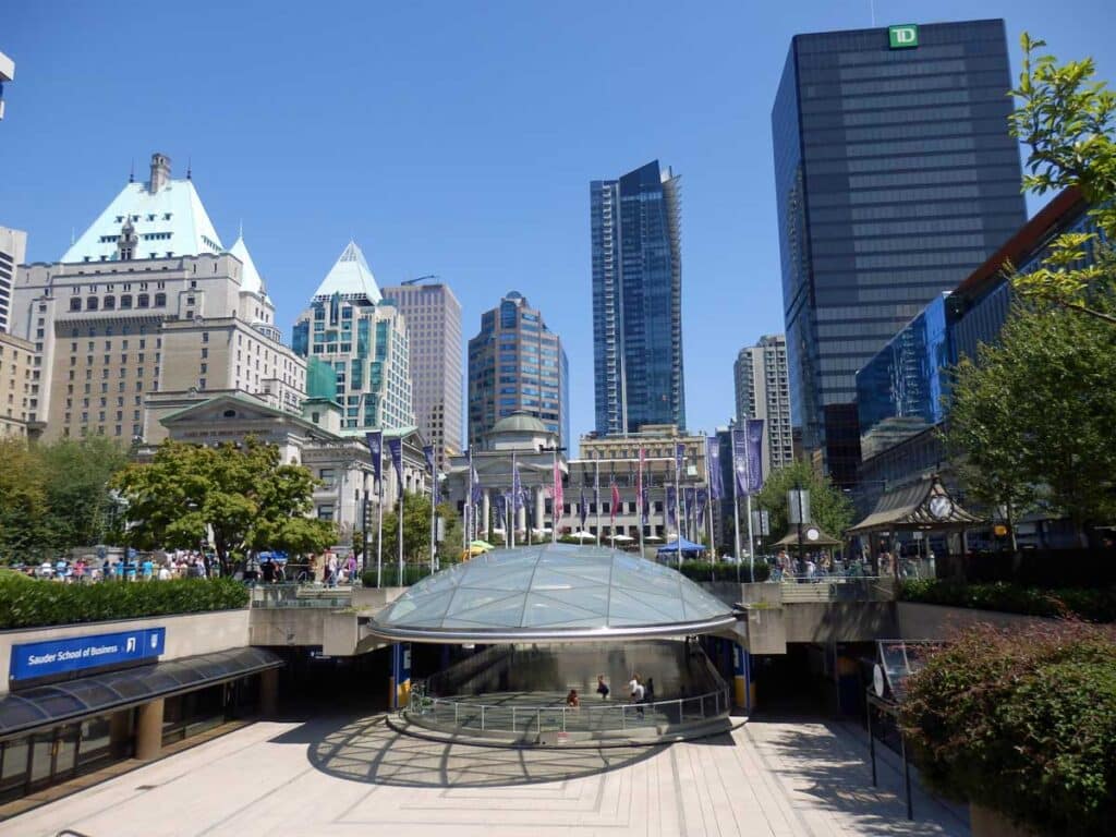 Vancouver in the sunshine.